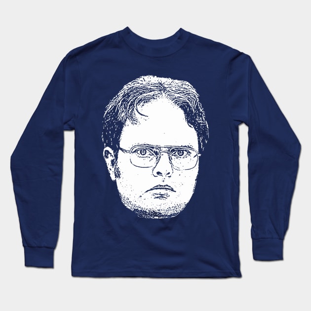 Dwight Schrute Long Sleeve T-Shirt by childofthecorn